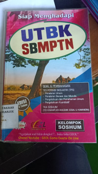Image of Siap Menghadapi UTBK SBMPTN Edisi 3 Tahun Kelompok Soshum