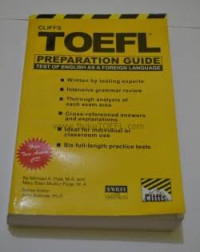 Image of TOEFL Preparation Guide Test Of English As A Foreign Language